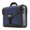 1680d Ballistic Nylon Premium Briefcase - Navy/ Black